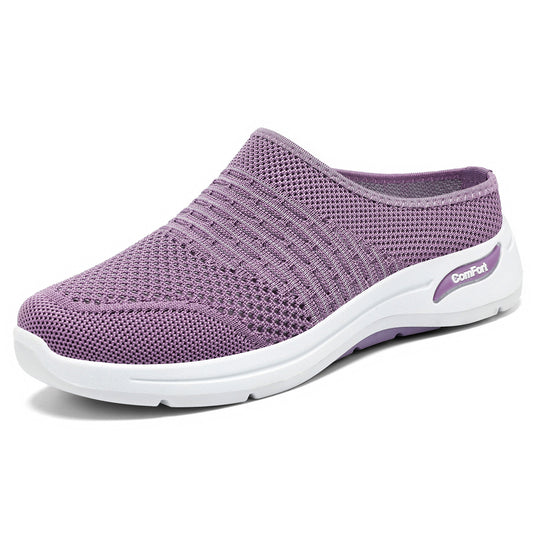 Damen Atmungsaktive Slip-On Freizeitschuhe mit flexibler Sohle R&B