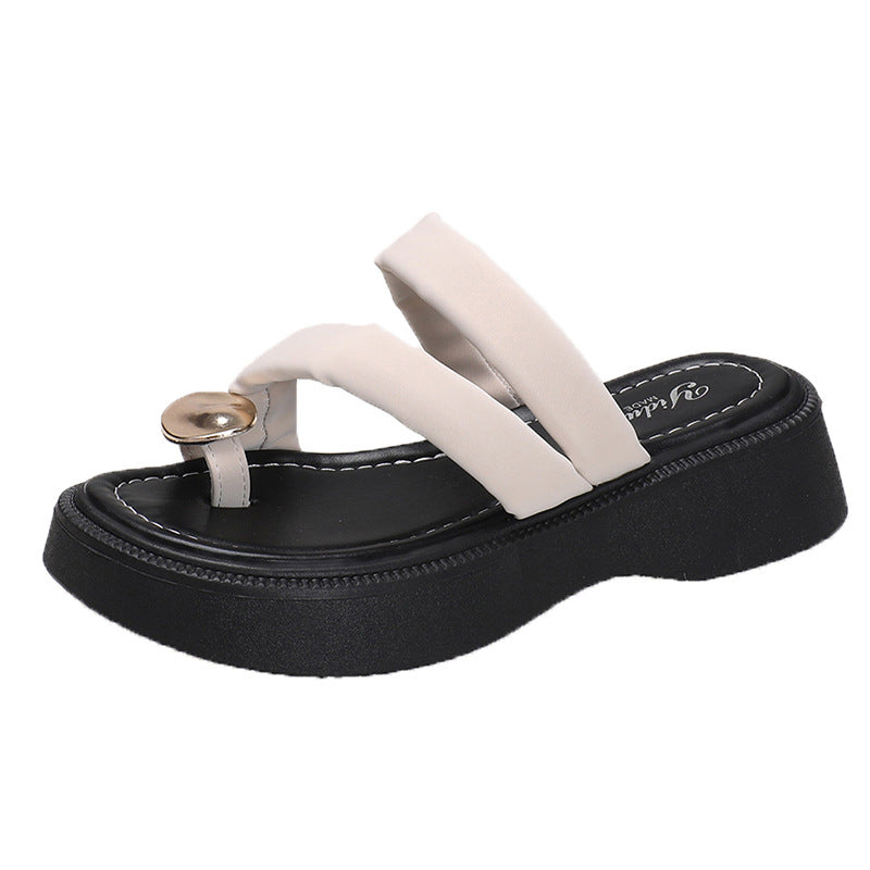 Damen Wedge-Sandaletten mit modischem Riemendesign und komfortabler Sohle R&B