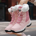 Damen Winterstiefel mit isolierendem Futter und rutschfester Sohle R&B