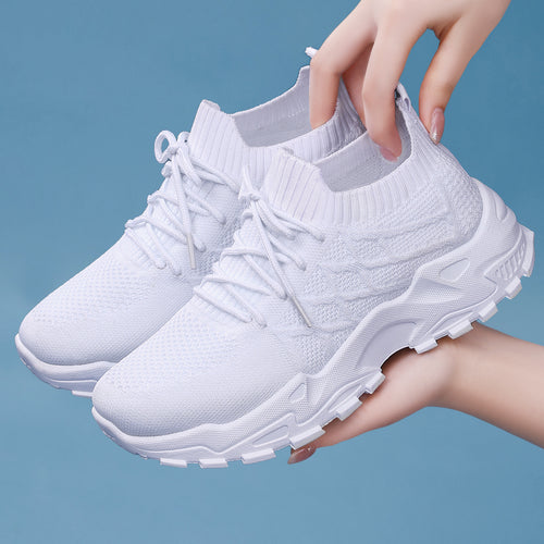 Damen Atmungsaktive Lauf-Sneaker mit flexiblem Design und rutschfester Sohle R&B