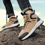 Damen Outdoor-Wanderschuhe mit rutschfester Profilsohle und hohem Schaft
