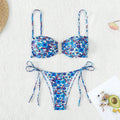 Damen Push-Up-Bikini mit verstellbaren Trägern und elegantem Schnitt