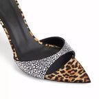 Damen elegante High Heel Sandalen mit Glitzerverzierungen R&B