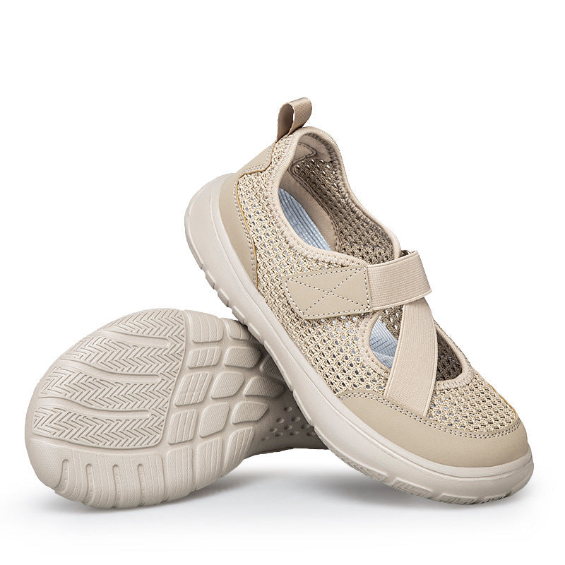 Damen Atmungsaktive Wasserschuhe mit verstellbarem Klettverschluss