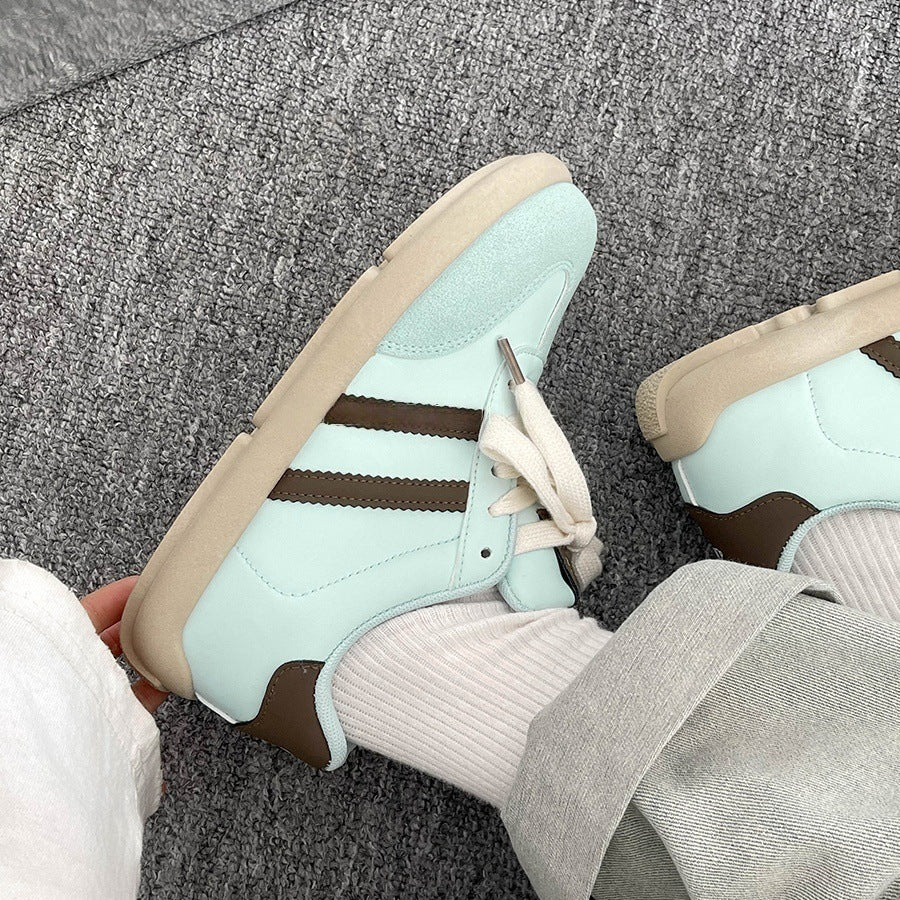 Damen modische Sneaker mit sportlichem Design und bequemer Dämpfung
