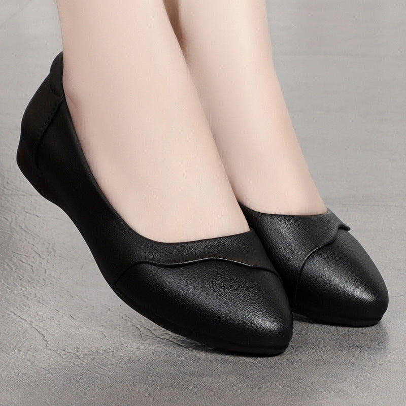 Damen elegante und komfortable Flatschuhe mit geschlossener Spitze R&B