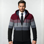 Herren Strickjacke mit Kapuze R&B
