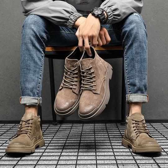 Herren modische Stiefel mit rutschfester Sohle und atmungsaktivem Obermaterial R&B