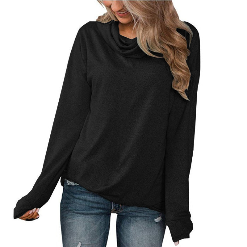 Damen Legerer Rollkragenpullover mit weichem Material R&B