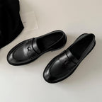 Damen Loafers aus hochwertigem Leder mit modischem Sternen-Detail und bequemer Sohle R&B