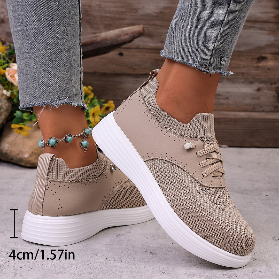 Damen Atmungsaktive Sneakers mit innovativem Strickdesign R&B