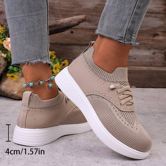 Damen Atmungsaktive Sneakers mit innovativem Strickdesign R&B