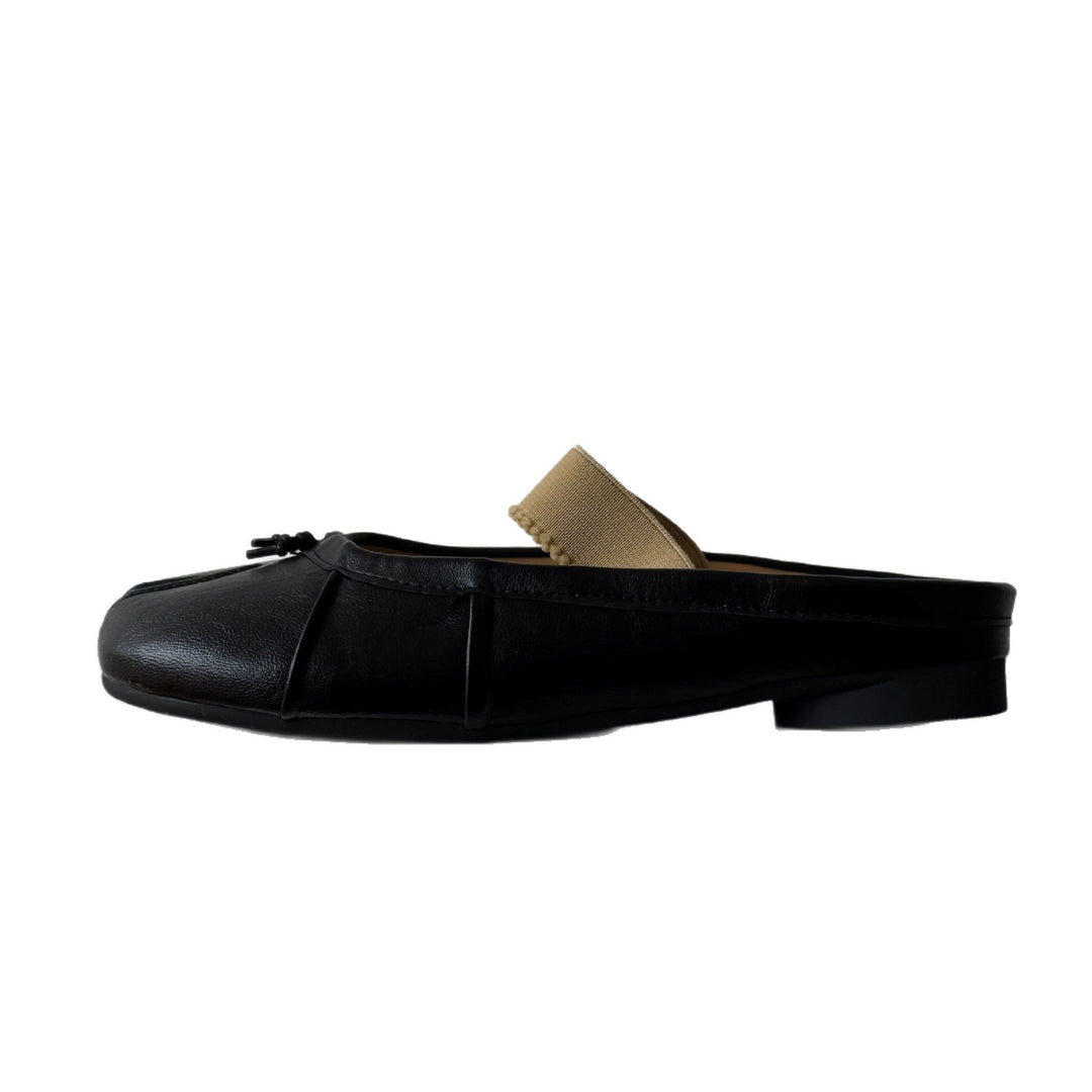 Damen Elegante Mokassins mit modischem Riemendesign aus metallic Leder und bequemer Innensohle R&B