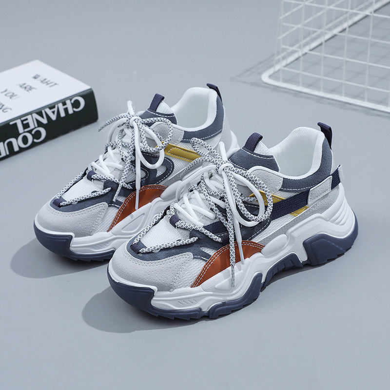 Damen sportliche Sneakers mit ergonomischer Dämpfung und atmungsaktiver Obermaterialstruktur R&B
