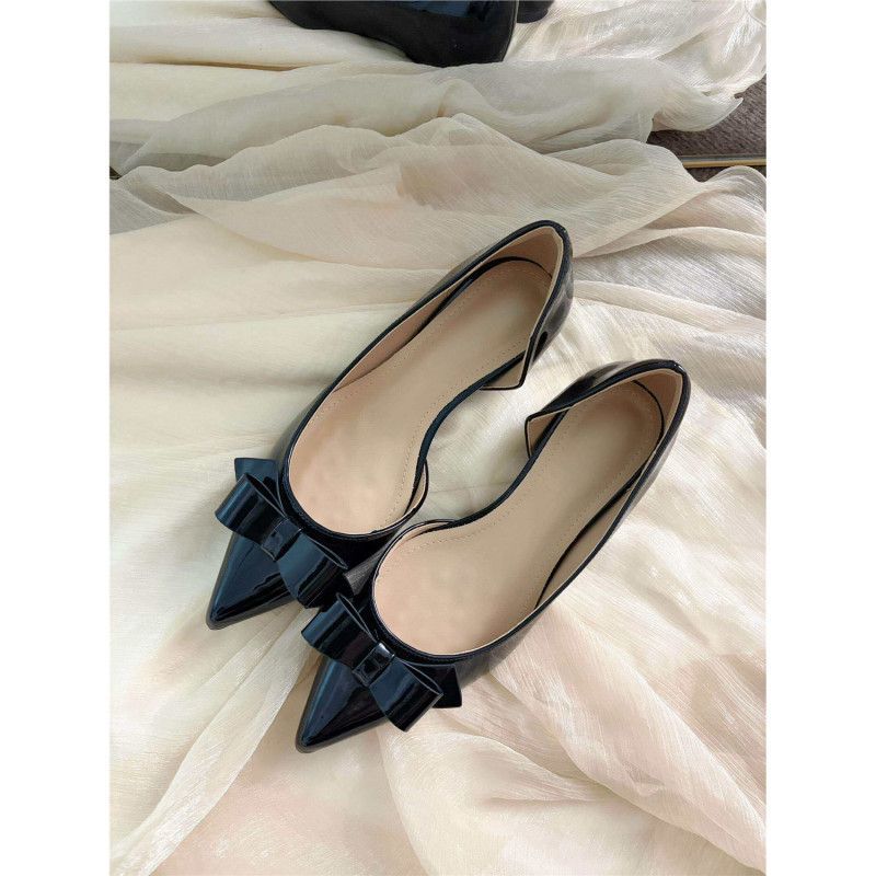 Damen elegante spitze Pumps mit dekorativem Schleifendetail R&B