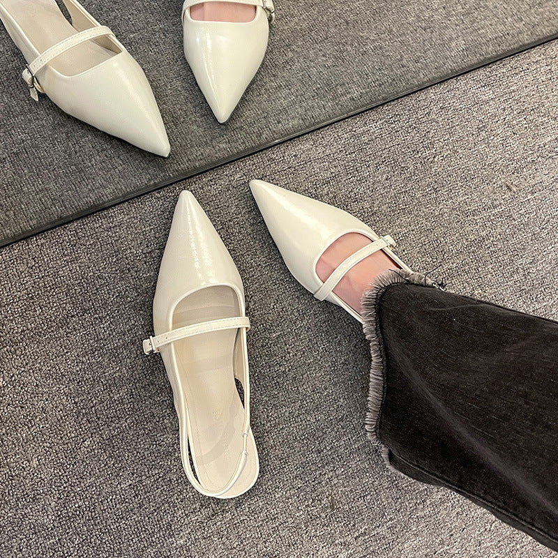 Damen Slingback Schuhe mit elegantem Riemen R&B