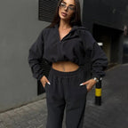 Damen Urbaner Oversized Jumpsuit mit Kapuze