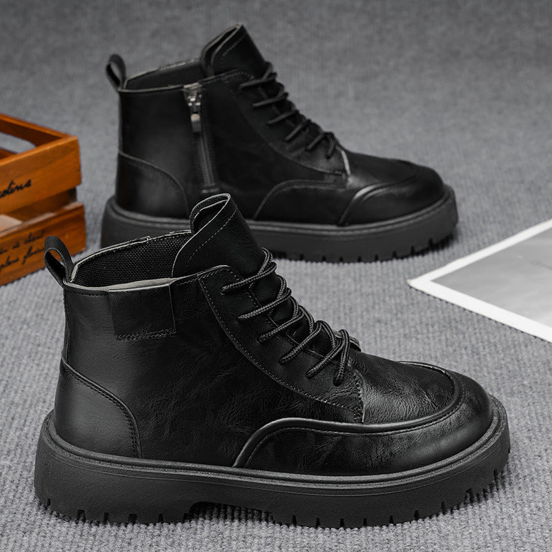 Damen Stiefeletten mit Reißverschluss und bequemer Schnürung