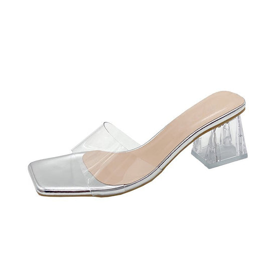 Damen Slingback Absatzschuhe mit modernem Design und elegantem Glanz R&B