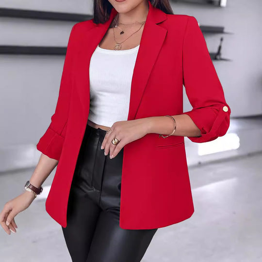 Damen Eleganter Blazer mit modischem Schnitt und praktischen Details R&B