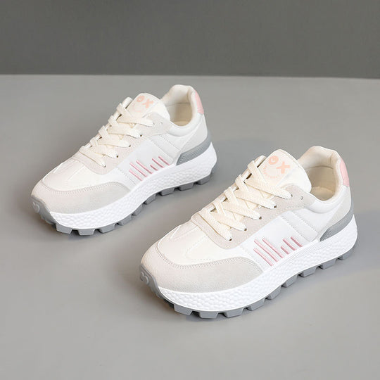 Damen sportliche Trail-Sneaker mit robustem Profil und atmungsaktiver Oberflächenstruktur R&B