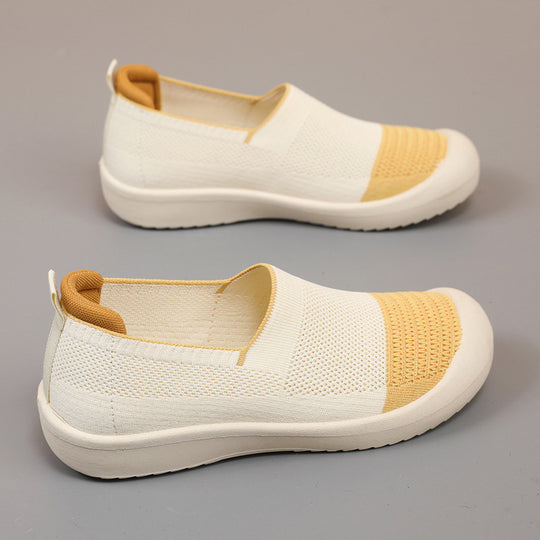 Damen Slip-On Sneakers mit atmungsaktivem Mesh-Obermaterial R&B
