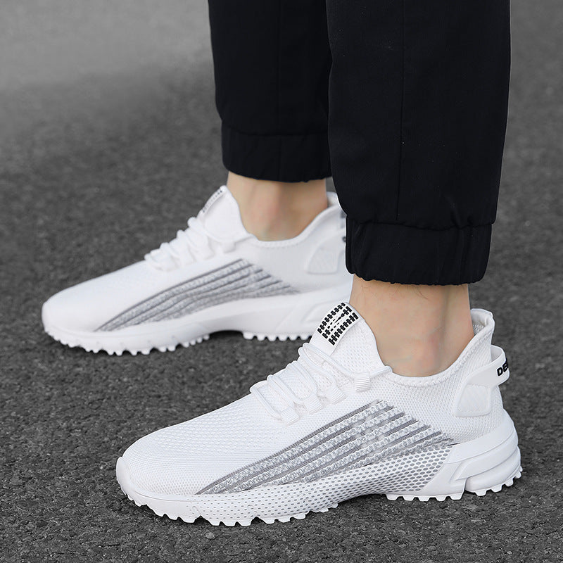 Damen Sportliche atmungsaktive Laufschuhe mit rutschfester Sohle