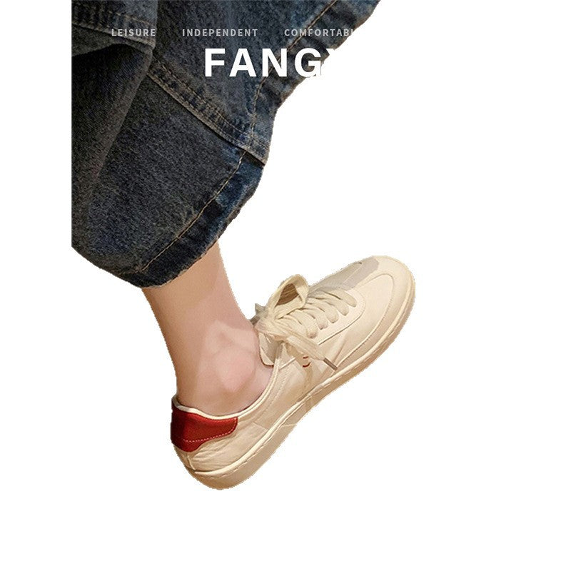 Damen Sportliche Sneaker mit hochwertiger Lederoberfläche und bequemem Fußbett R&B