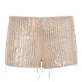 Damen glamouröse Pailletten-Shorts R&B