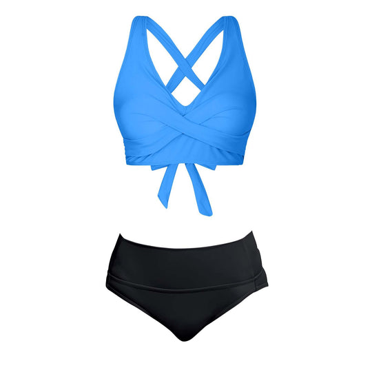 Damen Zweiteiliger Badeanzug mit floralem Design R&B