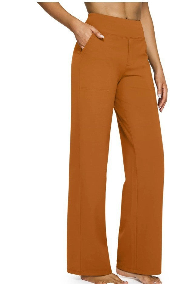 Damen Weitgeschnittene Lounge-Hose mit elastischem Bund R&B