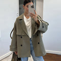 Damen Modischer Oversize-Trenchcoat R&B