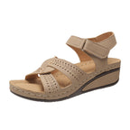 Damen Komfortable und elegante Keil-Sandalen R&B