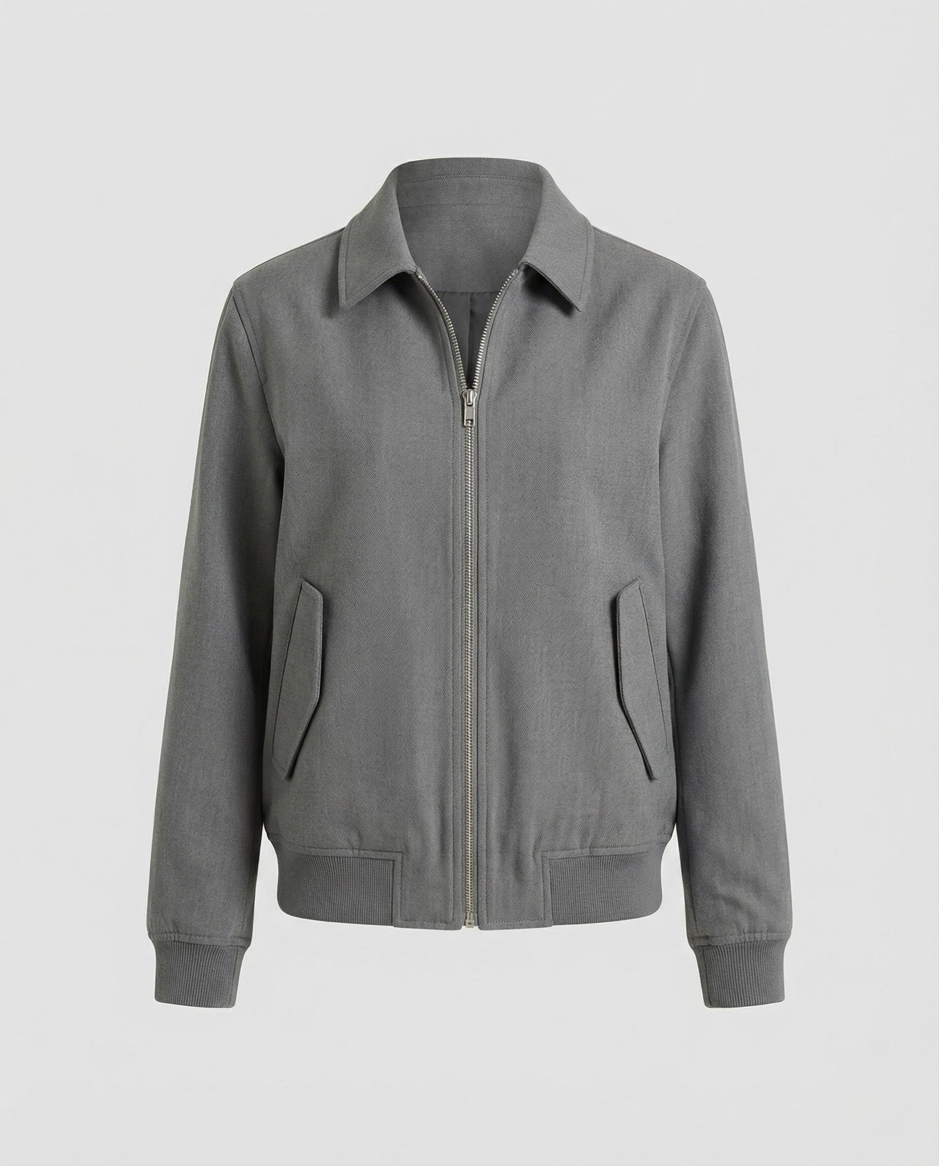 Lässige Herren BasR&Ball Jacke Vintage USA Style Grau Übergangsjacke