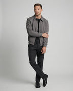 Herren Vintage BasR&Ball Jacke USA Style Herbst Übergangsjacke Grau Schwarz