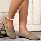 Damen Atmungsaktive Slip-On Schuhe mit elastischem Mesh-Obermaterial R&B