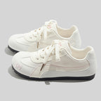 Damen Sportliche Freizeit Sneakers mit zarter Stickerei