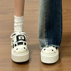 Damen Sneaker mit verspieltem Tiermotiv und weicher Sohle R&B
