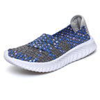 Damen Slip-On Sneakers mit atmungsaktiver Gewestruktur