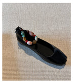 Damen Ballerina-Schuhe mit verspieltem Riemendetail und bequemer Sohle