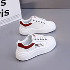 Damen modische Sneakers mit komfortablem Plateau und atmungsaktiver Sohle R&B