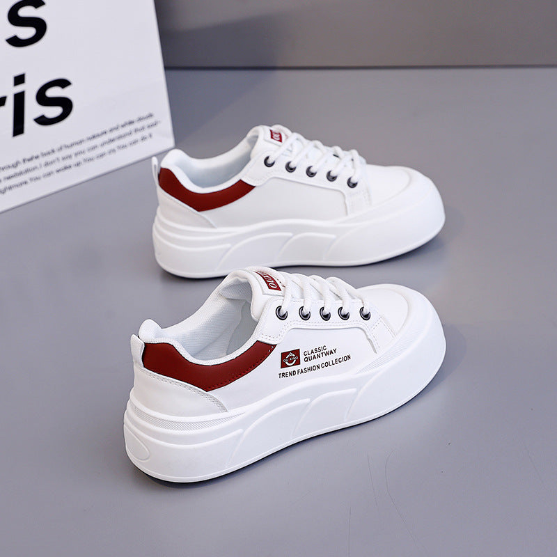 Damen modische Sneakers mit komfortablem Plateau und atmungsaktiver Sohle R&B