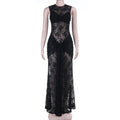 Damen Spitzen-Maxikleid R&B