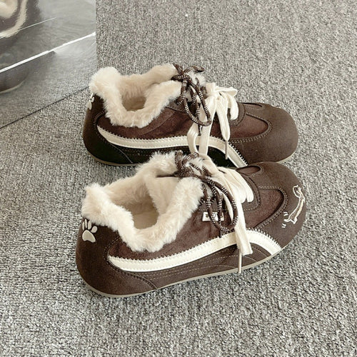 Damen Sportliche Sneakers mit kuscheligem Innenfutter und strapazierfähigem Obermaterial R&B