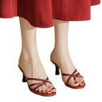 Damen Slingback Sandaletten mit elegantem Riemendesign und bequemer Absatzhöhe R&B