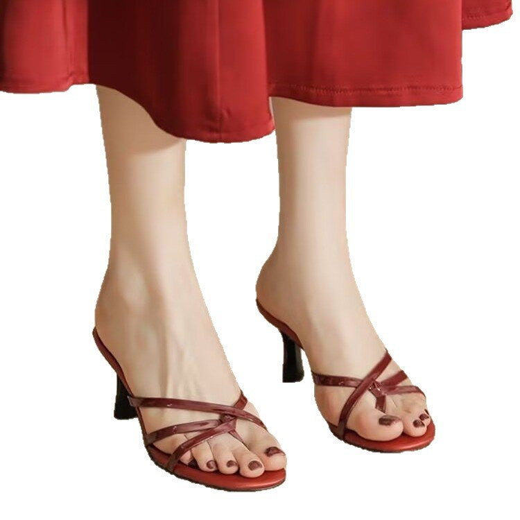Damen Slingback Sandaletten mit elegantem Riemendesign und bequemer Absatzhöhe R&B