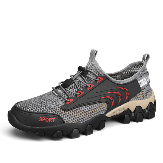 Damen Sportliche Mesh-Sneaker mit rutschfestem Profil R&B