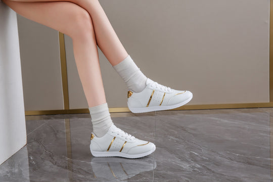 Damen Sportliche Sneakers mit glamouriösen Akzenten R&B