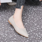 Damen Elegante Ballerinas mit spitzem Design und weicher Polsterung