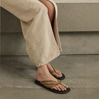 Damen Zehentrenner-Sandalen mit ergonomischem Fußbett und rutschfester Sohle R&B